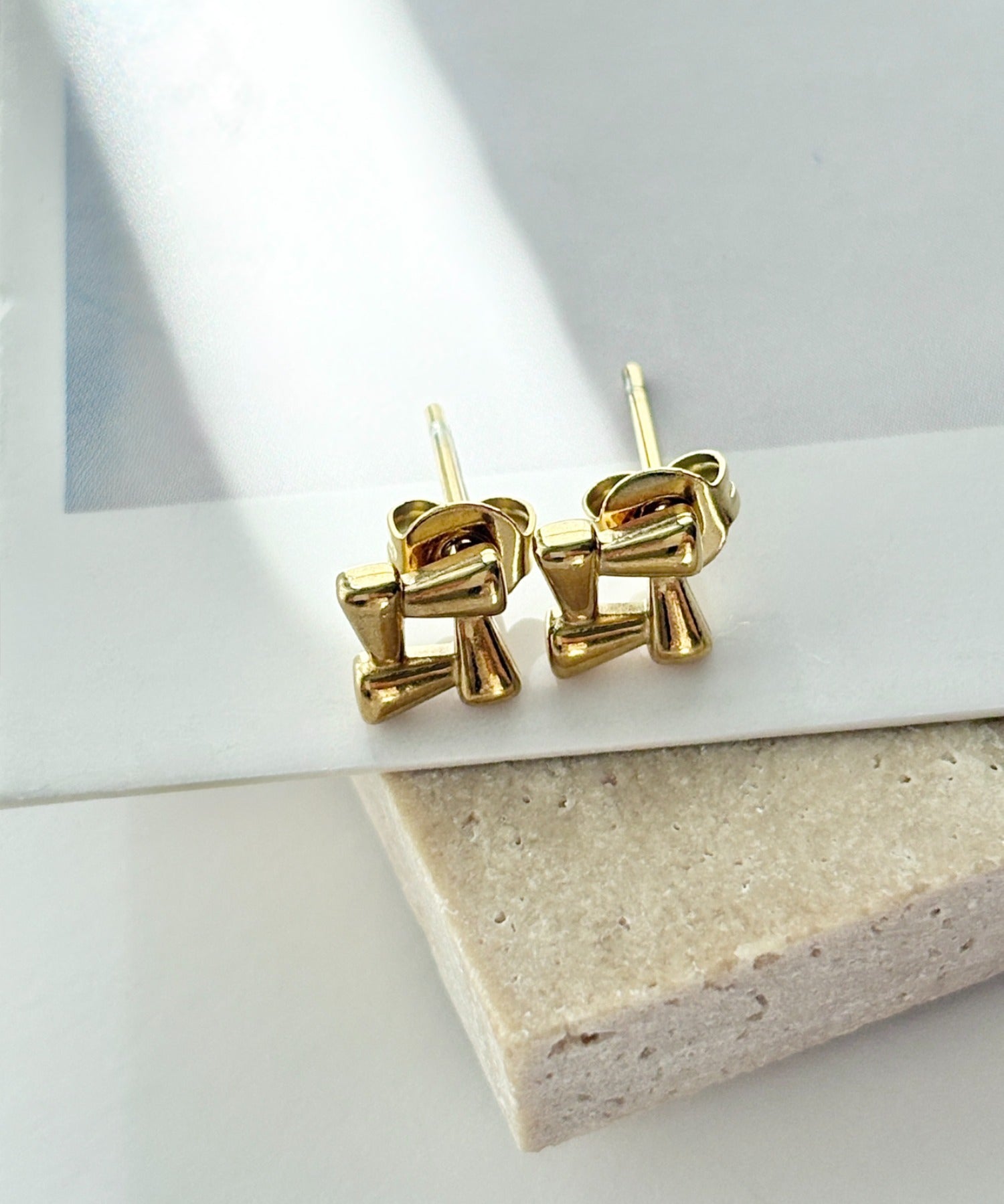 ciite' シーテ ピアス（両耳用） 【金属アレルギー対応】スクエアデザイン ピアス