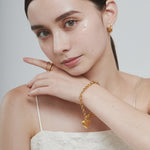 ciite' シーテ ブレスレット 【 金属アレルギー対応 】 ハートペンダント ブレスレット サージカルステンレス