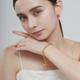 ciite' シーテ ブレスレット 【 金属アレルギー対応 】 ハートペンダント ブレスレット サージカルステンレス