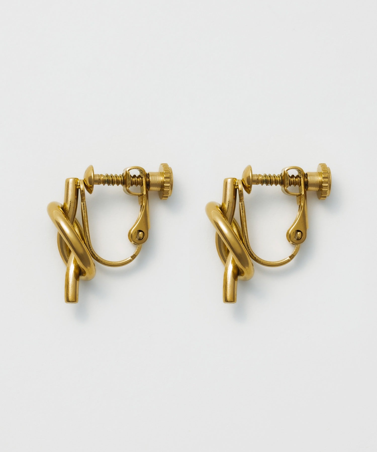 ciite' シーテ イヤリング 【 金属アレルギー対応 】 ノット イヤリング サージカルステンレス (両耳用)