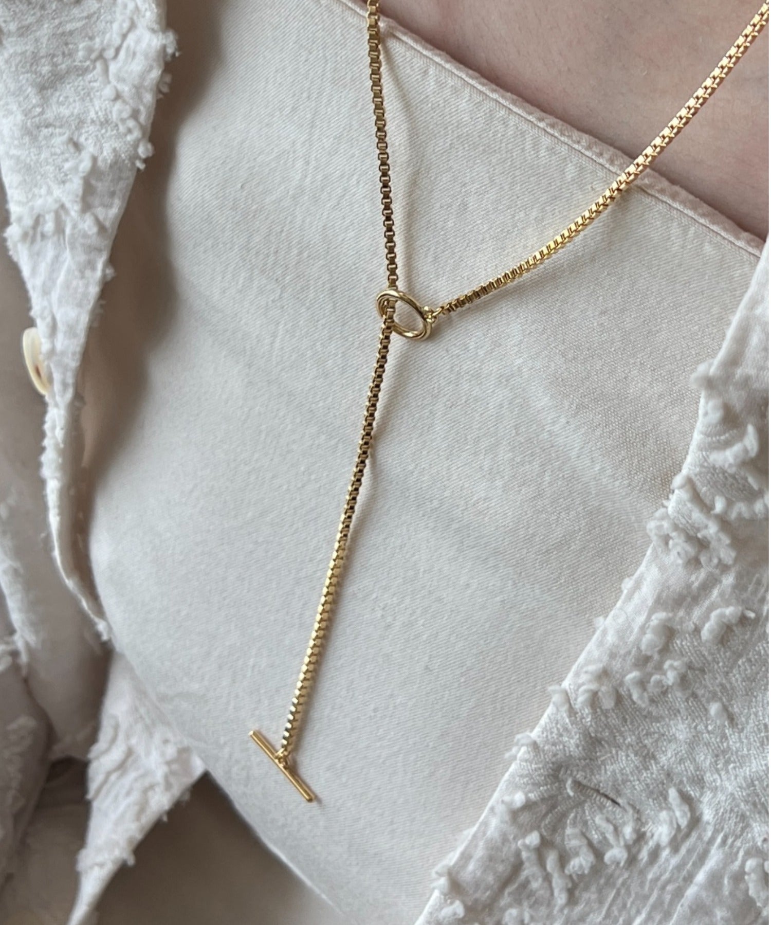 ciite' シーテ ネックレス ボックスチェーンマンテルネックレス