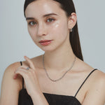 ciite' シーテ ネックレス 【 金属アレルギー対応 】 2連チェーンネックレス サージカルステンレス