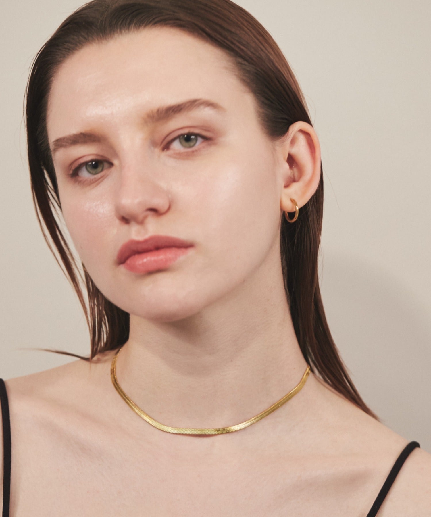 ciite' シーテ ネックレス 【 金属アレルギー対応 】 4mm スネークチェーンネックレス サージカルステンレス