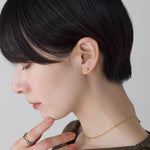 ciite' シーテ ピアス（両耳用） 【金属アレルギー対応】シンプルスクエア ピアス
