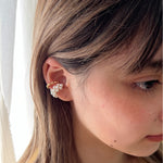 ciite' シーテ イヤーカフ パール&メタル イヤーカフセット