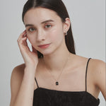 ciite' シーテ ネックレス 【 金属アレルギー対応 】 ビジュープレートネックレス サージカルステンレス