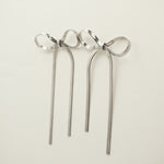 ciite' シーテ ピアス（両耳用） 【 金属アレルギー対応 】リボンピアス サージカルステンレス (両耳用)