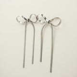 ciite' シーテ ピアス（両耳用） 【 金属アレルギー対応 】リボンピアス サージカルステンレス (両耳用)