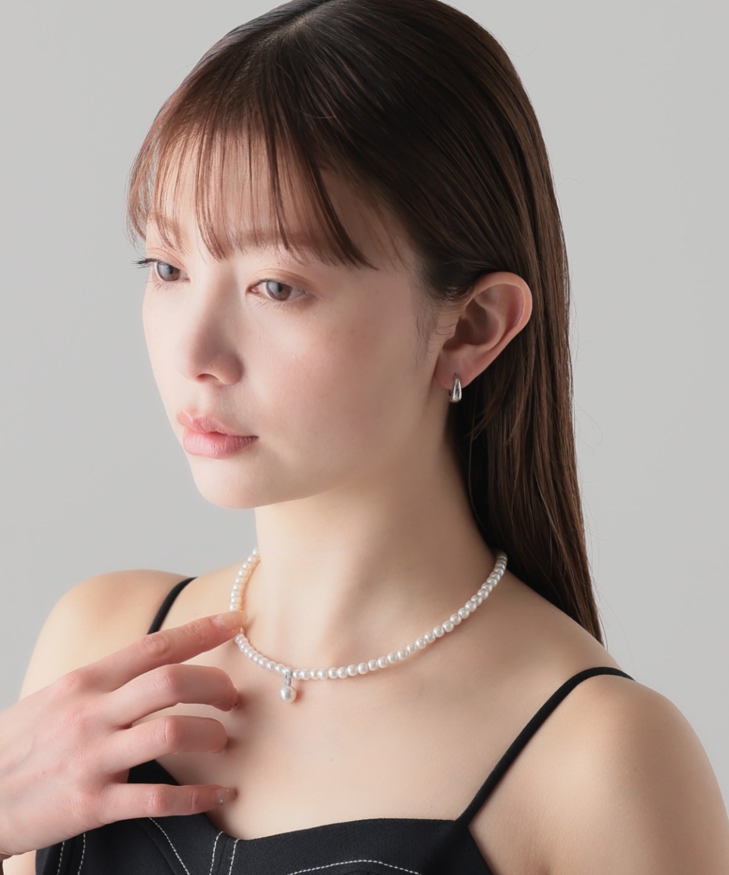 ciite' シーテ ネックレス パールビジュー ネックレス