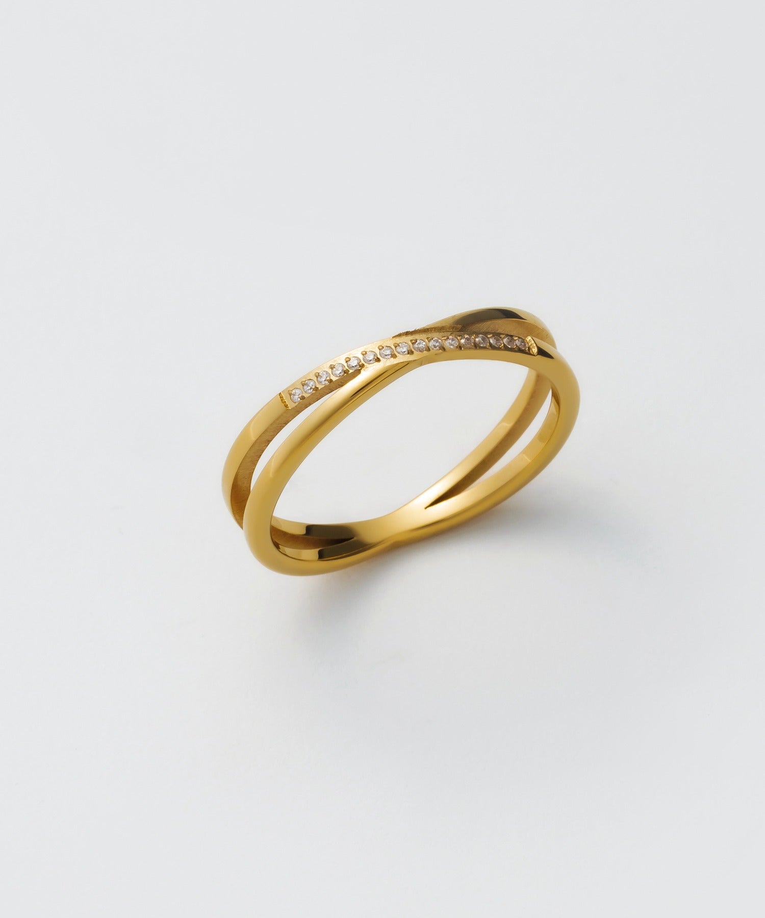 ciite' シーテ リング 【 金属アレルギー対応 】 ビジュークロスリング サージカルステンレス