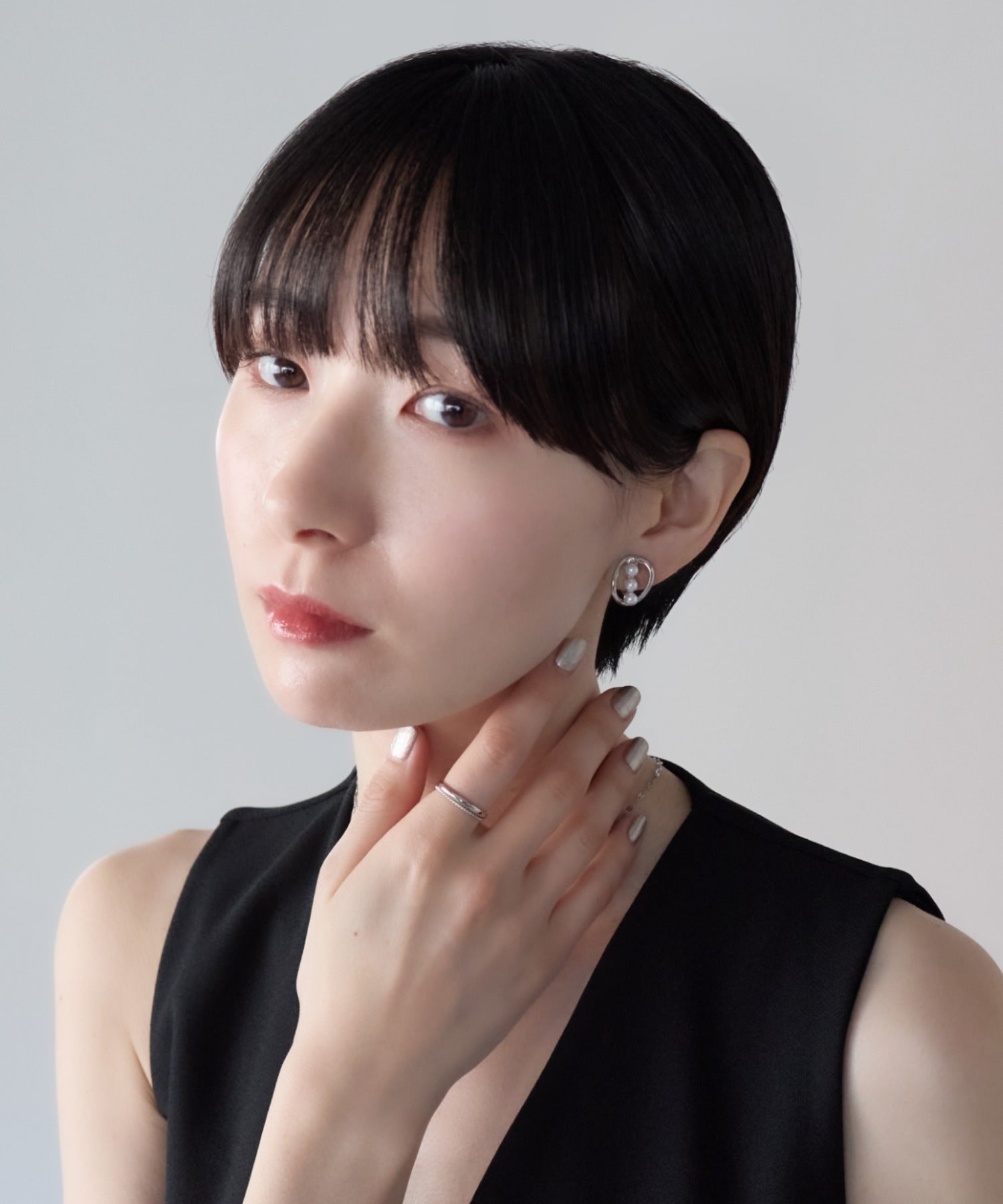 ciite' シーテ イヤリング シリコン付 デザインパール イヤリング
