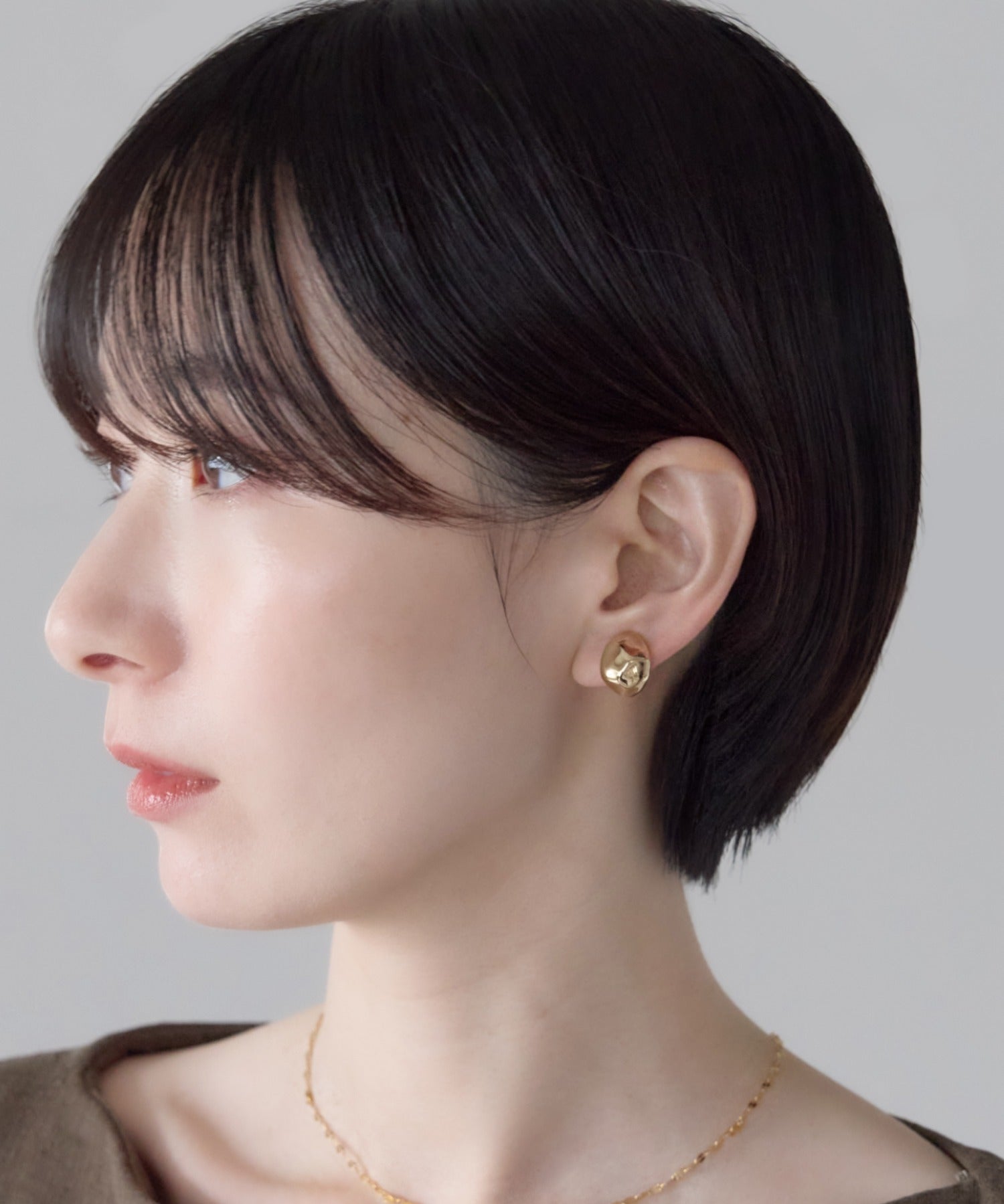 ciite' シーテ イヤリング シリコン付 デザインメタル イヤリング