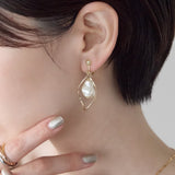 ciite' シーテ イヤリング シリコン付 デザインパール イヤリング