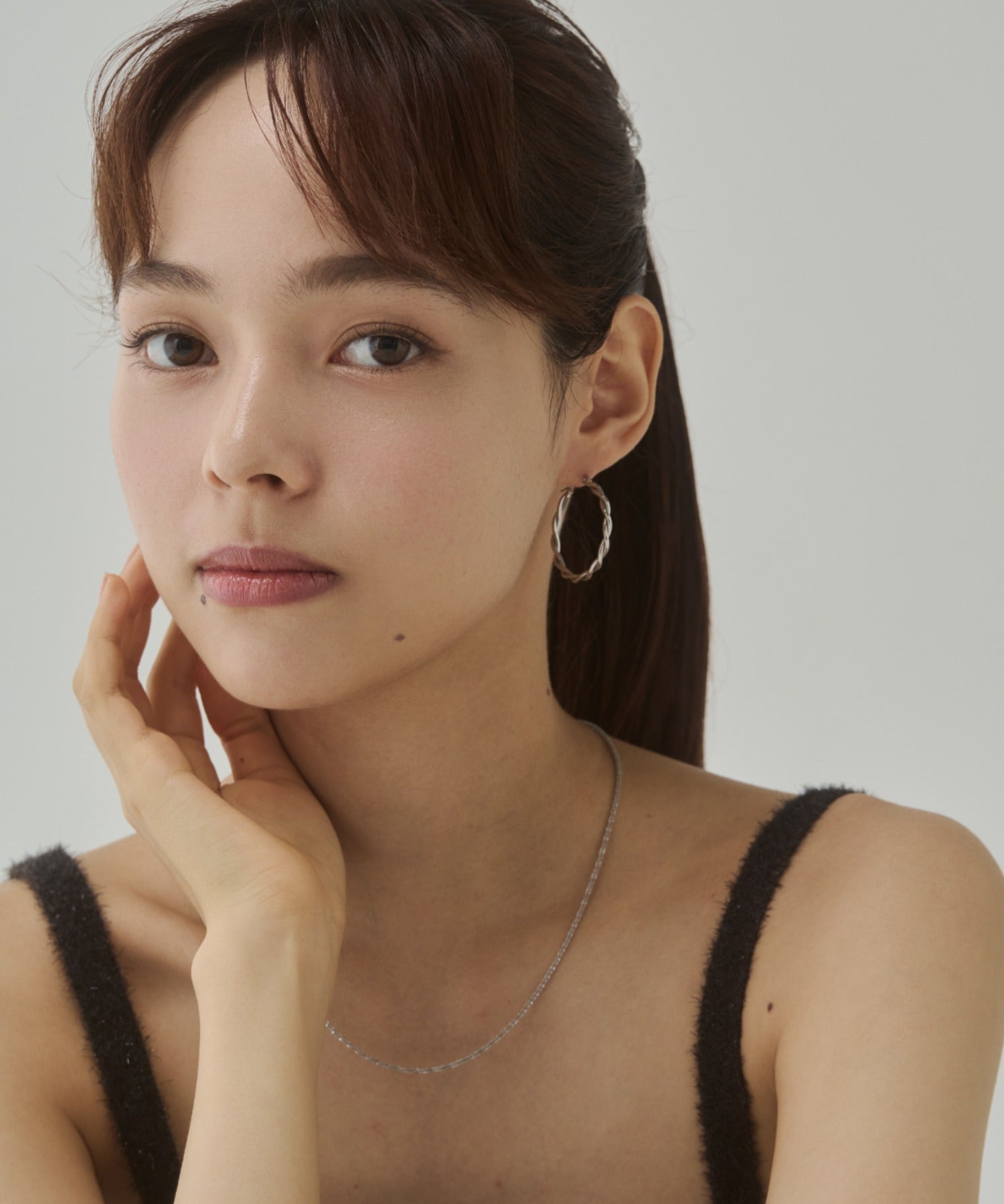 ciite' シーテ ピアス（両耳用） 【 金属アレルギー対応 】ツイストフープピアス サージカルステンレス（両耳用）