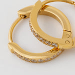 ciite' シーテ ピアス（両耳用） 【 金属アレルギー対応 】 ビジューフープピアス サージカルステンレス (両耳用)