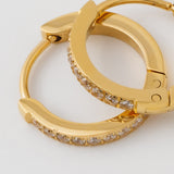 ciite' シーテ ピアス（両耳用） 【 金属アレルギー対応 】 ビジューフープピアス サージカルステンレス (両耳用)