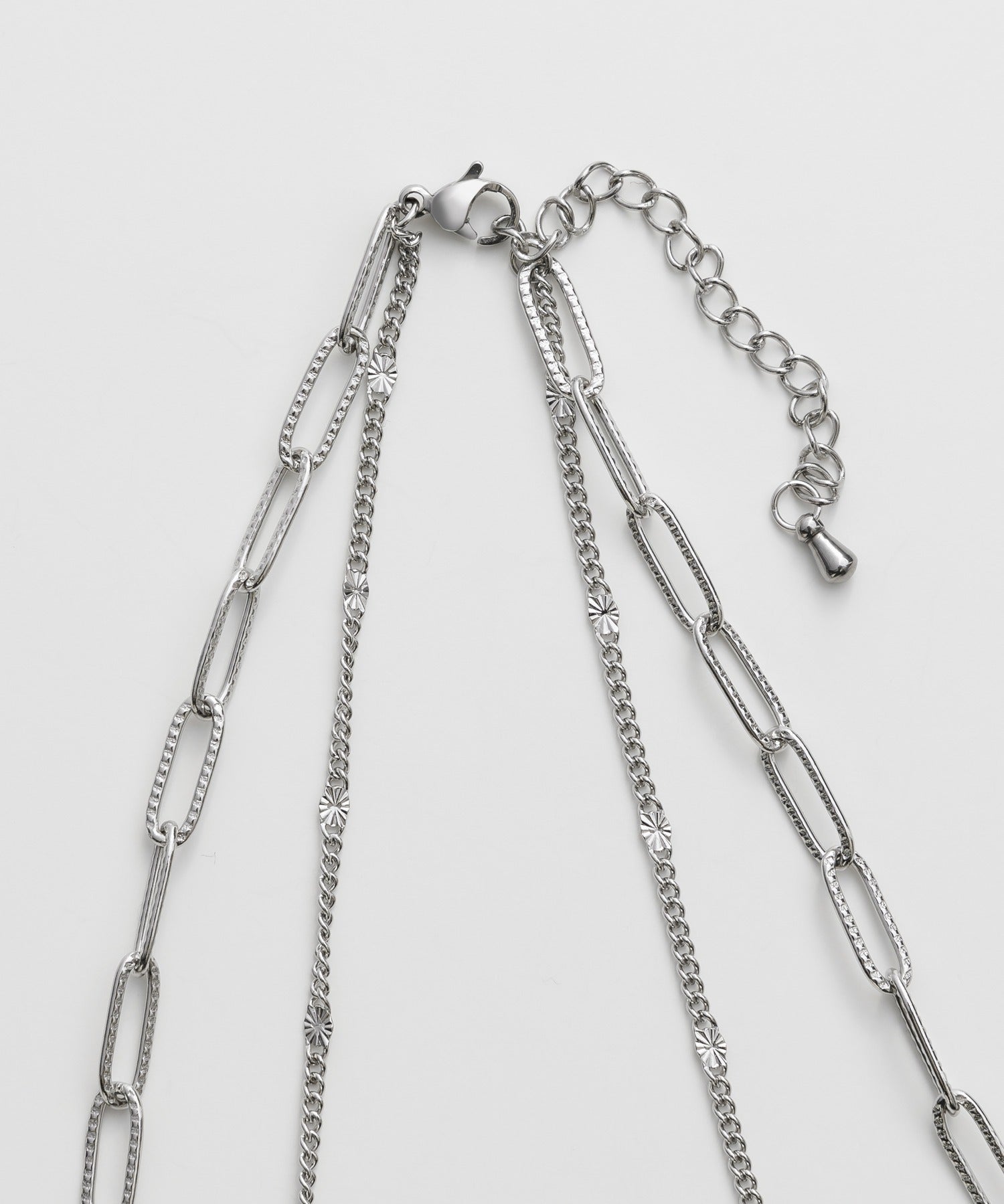 ciite' シーテ ネックレス 【 金属アレルギー対応 】 2連ロングネックレス サージカルステンレス