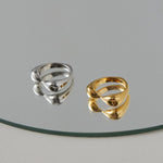 ciite' シーテ リング 【 金属アレルギー対応 】 ハートデザインリング サージカルステンレス