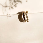 ciite' シーテ イヤーカフ 【 金属アレルギー対応 】ミニパールイヤーカフ サージカルステンレス