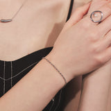 ciite' シーテ ブレスレット 【 金属アレルギー対応 】グリッターチェーンブレスレット サージカルステンレス