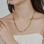 ciite' シーテ ネックレス 【 金属アレルギー対応 】 4mm スネークチェーンネックレス サージカルステンレス