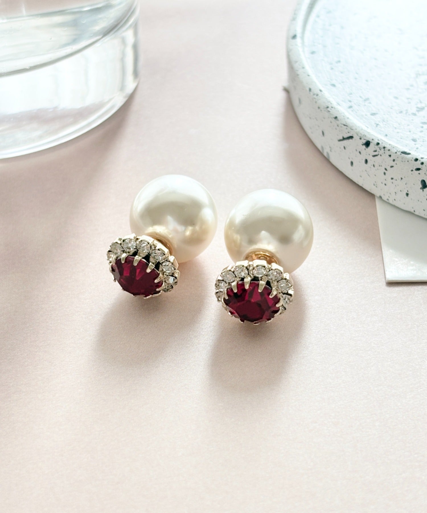 ciite' シーテ ピアス（両耳用） ビジューパールピアス
