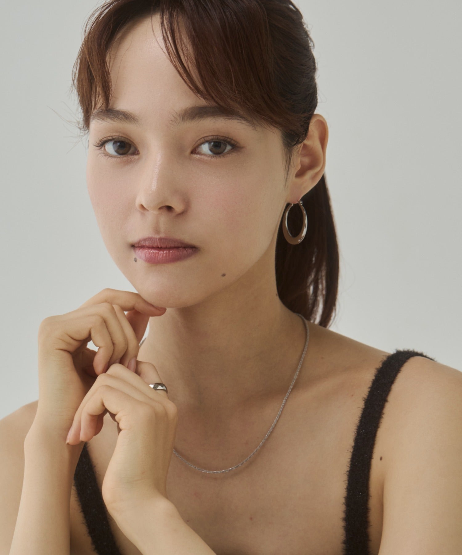 ciite' シーテ ピアス（両耳用） 【 金属アレルギー対応 】オーバルフープピアス サージカルステンレス（両耳用）