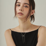 ciite' シーテ ネックレス 【 金属アレルギー対応 】 simple ribbon necklace / シンプル リボン ネックレス サージカルステンレス