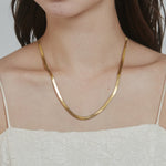 ciite' シーテ ネックレス 【 金属アレルギー対応 】 4mm スネークチェーンネックレス サージカルステンレス