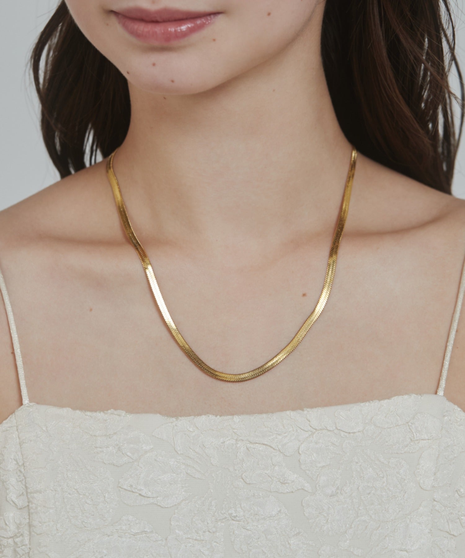 ciite' シーテ ネックレス 【 金属アレルギー対応 】 4mm スネークチェーンネックレス サージカルステンレス