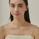 ciite' シーテ ネックレス 【 金属アレルギー対応 】 simple ribbon necklace / シンプル リボン ネックレス サージカルステンレス