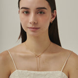 ciite' シーテ ネックレス 【 金属アレルギー対応 】 simple ribbon necklace / シンプル リボン ネックレス サージカルステンレス