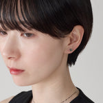 ciite' シーテ ピアス（両耳用） 【金属アレルギー対応】シンプルスクエア ピアス