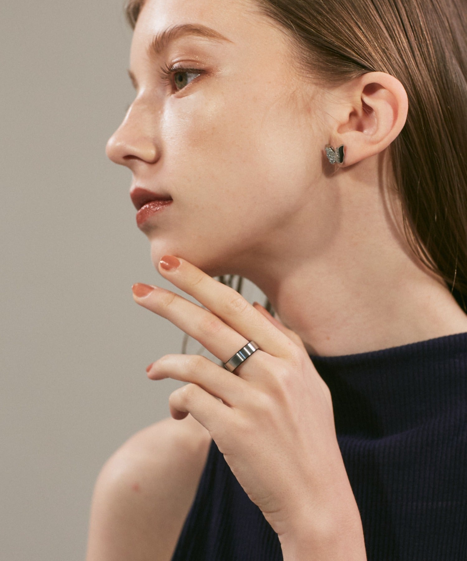 ciite' シーテ リング 【 金属アレルギー対応 】 バイカラーリング サージカルステンレス