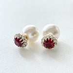 ciite' シーテ ピアス（両耳用） ビジューパールピアス