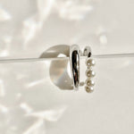 ciite' シーテ イヤーカフ 【 金属アレルギー対応 】ミニパールイヤーカフ サージカルステンレス