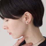 ciite' シーテ ピアス（両耳用） 【金属アレルギー対応】シンプルスクエア ピアス