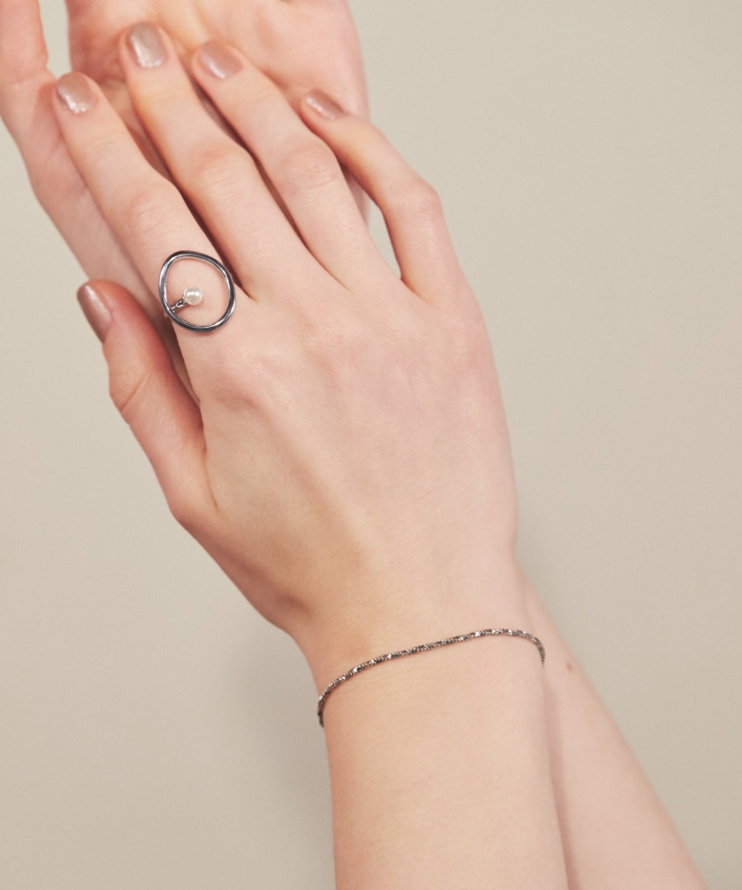 ciite' シーテ ブレスレット 【 金属アレルギー対応 】グリッターチェーンブレスレット サージカルステンレス