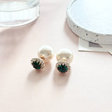 ciite' シーテ ピアス（両耳用） ビジューパールピアス