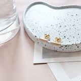ciite' シーテ ピアス（両耳用） 【金属アレルギー対応】レクタングルバー ピアス