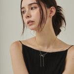 ciite' シーテ ネックレス 【 金属アレルギー対応 】 simple ribbon necklace / シンプル リボン ネックレス サージカルステンレス