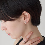 ciite' シーテ ピアス（両耳用） 【金属アレルギー対応】シンプルスクエア ピアス