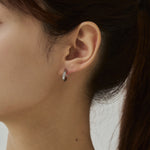 ciite' シーテ ピアス（両耳用） 【 金属アレルギー対応 】 4サイズ展開 シンプルフープピアス サージカルステンレス（両耳用）