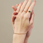 ciite' シーテ ブレスレット 【 金属アレルギー対応 】グリッターチェーンブレスレット サージカルステンレス