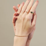 ciite' シーテ ブレスレット 【 金属アレルギー対応 】グリッターチェーンブレスレット サージカルステンレス