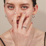 ciite' シーテ リング 【 金属アレルギー対応 】シンプルリング 4個セット サージカルステンレス