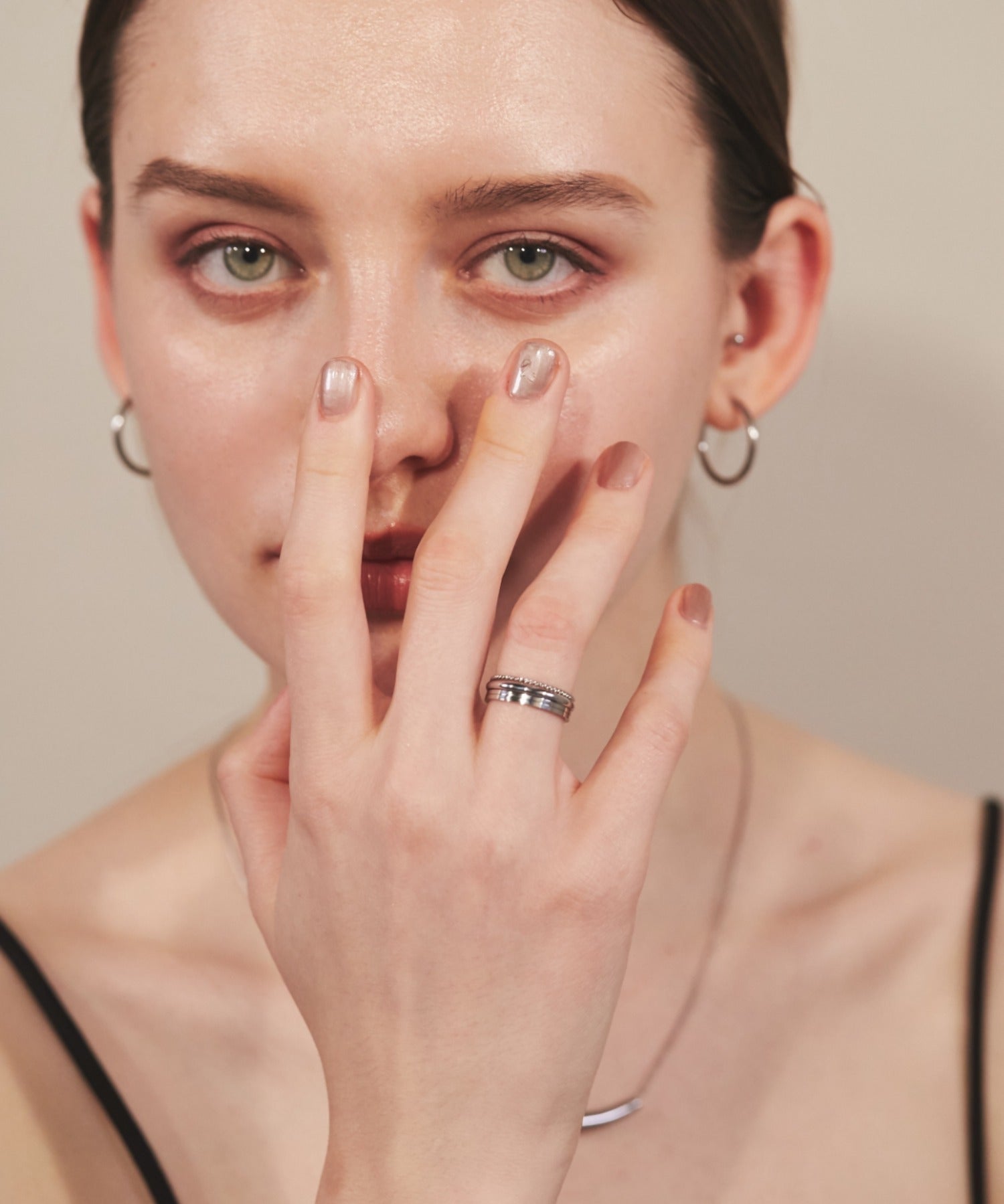 ciite' シーテ リング 【 金属アレルギー対応 】シンプルリング 4個セット サージカルステンレス