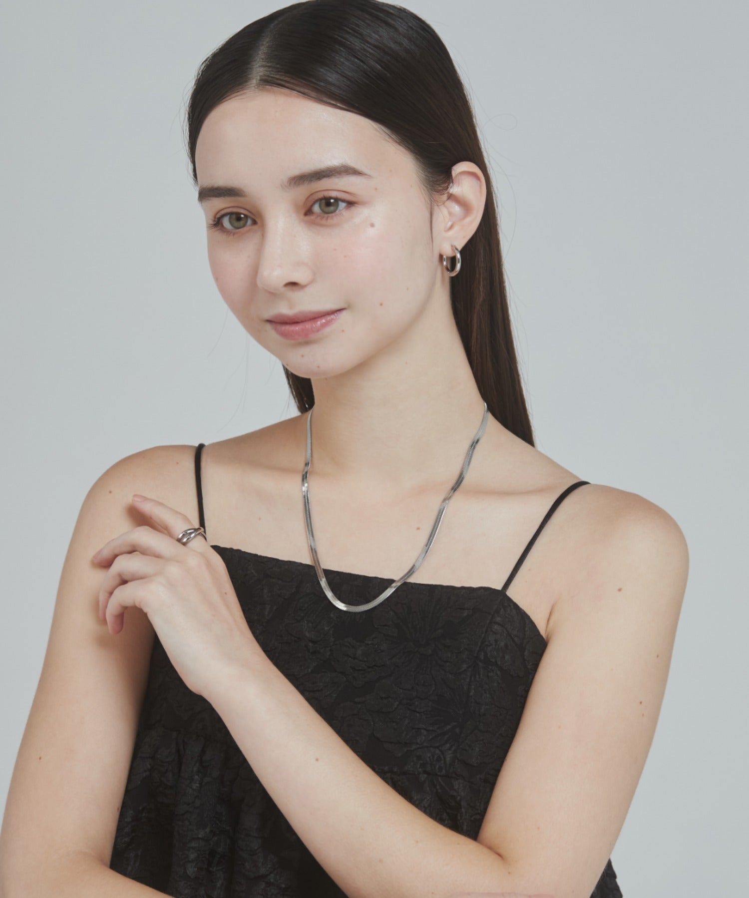 ciite' シーテ ネックレス 【 金属アレルギー対応 】 4mm スネークチェーンネックレス サージカルステンレス