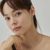 ciite' シーテ ピアス（両耳用） 【 金属アレルギー対応 】 4サイズ展開 シンプルフープピアス サージカルステンレス（両耳用）
