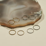 ciite' シーテ リング 【 金属アレルギー対応 】シンプルリング 4個セット サージカルステンレス